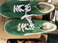 Green suede white for sale  LOCKERBIE