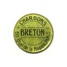 5 Cent vert/rouge  TB+/TTB+ Timbres-Monnaies Paris Charbons Breton comprar usado  Enviando para Brazil