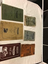 Triumph original books for sale  HASTINGS