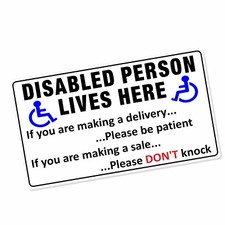 Sign disabled person for sale  SOUTHPORT