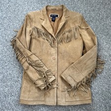 Denim leather fringe for sale  Coventry