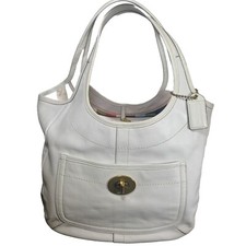 Coach white leather for sale  Twentynine Palms