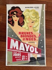 Affiche cabaret pin d'occasion  Herry