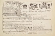 Cartolina musica sole usato  Vimodrone