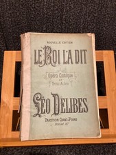 Léo delibes roi d'occasion  Rennes