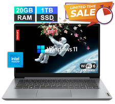 Notebook Lenovo IdeaPad 14" Processador Intel 20GB de RAM e SSD de 1TB, Win 11 comprar usado  Enviando para Brazil