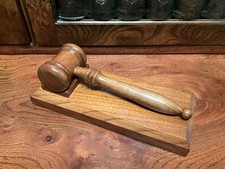 Vintage oak gavel for sale  OXTED