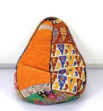 Feito à mão Vintage Cotton Kantha Floral Boêmio Home & Living Bean Bag Cadeiras comprar usado  Enviando para Brazil