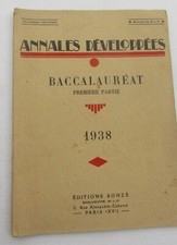 Annales développées baccalau d'occasion  Aigues-Mortes