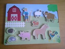 Setzpuzzle holzpuzzle bauernho gebraucht kaufen  Oberhausen