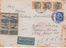 Usado, Luftpost Dt.Reich - Argentinien , 1936 , München - Buenos Aires , gute MiF comprar usado  Enviando para Brazil