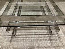 Glass chrome square for sale  UK