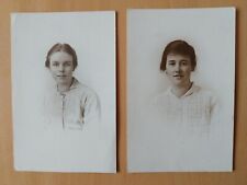 2 cartões postais RP de 2 mulheres, provavelmente da área de Barnsley, Yorkshire. Albert Eddison. comprar usado  Enviando para Brazil