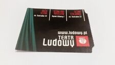 Teatr "Teatr Ludowy" (Kraków, Polska) - used wstępu ticket na sprzedaż  PL