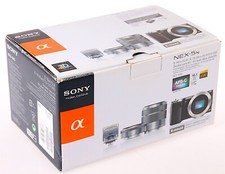 Kit de lentes duplas para câmera digital Sony NEX-5n novo em folha com lentes 16mm e 16-55mm comprar usado  Enviando para Brazil