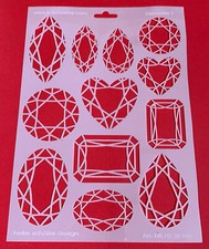 Schablone diamanten1 facette gebraucht kaufen  Bamberg