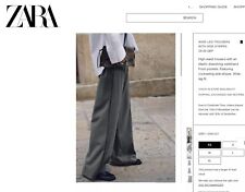 Zara grey wide for sale  LONDON