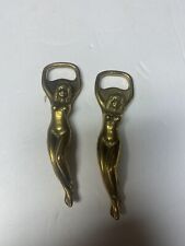 Abridor de garrafa de latão (lote de 2) Lady vintage comprar usado  Enviando para Brazil
