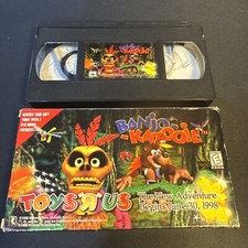 Banjo Kazooie N64 Promotional VHS Tape 1998 Nintendo Power Promo Video Toys R US comprar usado  Enviando para Brazil