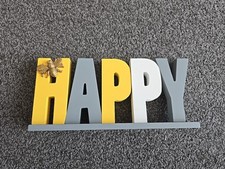 Wooden bee happy for sale  SUTTON COLDFIELD