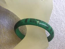 Bracelet pierre malachite d'occasion  Auch