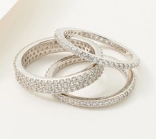 Diamonique sterling siler for sale  Houston