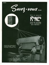Publicité ancienne meubles d'occasion  France