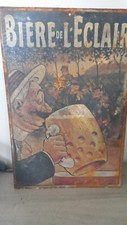 Tole publicitaire biere d'occasion  Saint-Claude