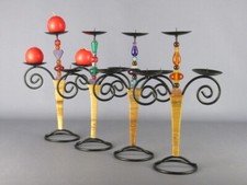 Candelabri metallo indonesia usato  Inverigo