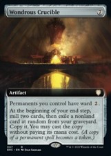 Mtg wondrous crucible usato  Bari