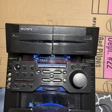 Usado, Sistema de componentes Sony MHC-MG510AV Mini Hi Fi. Funciona testado. Não consigo manter a parte superior fechada comprar usado  Enviando para Brazil