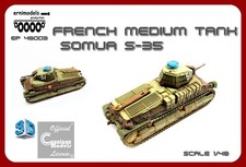 Impresión 3D Somua S-35 1/48 segunda mano  Embacar hacia Mexico