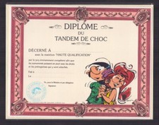 Franquin diplôme gaston d'occasion  Paris XVIII