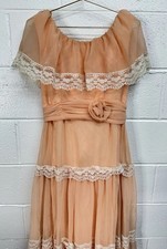 Vintage peach chiffon for sale  Provo