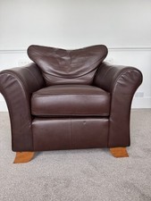 Brown leather arm for sale  LONDON