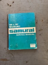 Usado, 1986 1987 Suzuki Samurai manual de oficina de serviço fabricante de equipamento original comprar usado  Enviando para Brazil