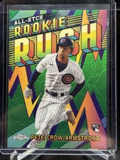 Usado, 2024 Topps Chrome RC All-Etch Rookie Rush Verde Pete Crow-Armstrong /99 HD comprar usado Usado, 2024 Topps Chrome RC All-Etch Rookie Rush Verde Pete Crow-Armstrong /99 HD comprar usado  Enviando para Brazil