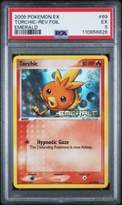 Pokemon Card Torchic 69/106 holográfico reverso EX esmeralda PSA 5 EX comprar usado  Enviando para Brazil