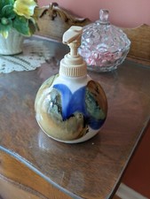 Dispensador de bomba de sabão Studio Art cerâmica azul marrom cozinha banheiro  comprar usado  Enviando para Brazil