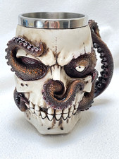 Caneca Summit Collection caveira polvo Kraken copo bebida Cthulhu Mythos comprar usado  Enviando para Brazil