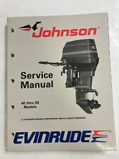 507755 1989 OMC Evinrude Johnson motor de popa manual de reparo 40-55 HP CE comprar usado  Enviando para Brazil