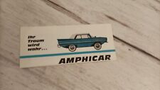 Prospectus brochure amphicar d'occasion  Longeville-sur-Mer