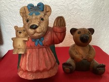 Wooden carved teddy for sale Wooden carved teddy for sale  KING'S LYNN