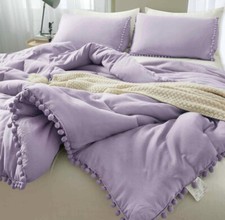 Purple comforter set for sale  Uxbridge