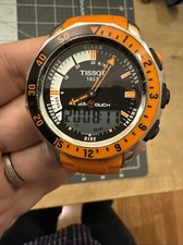 Relógio masculino Tissot Sea-Touch laranja T026.420.17.281.02 mergulhador multifuncional comprar usado  Enviando para Brazil