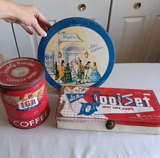 Lot vintage tins for sale  Lisle