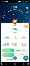 ✨ Chapéu de Papai Noel raro brilhante bebê Pichu ✨ Pokémon Go Trade | PoGo comprar usado  Enviando para Brazil