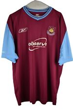 Reebok west ham for sale  SITTINGBOURNE