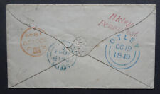 1849 envelope 599 for sale  YORK