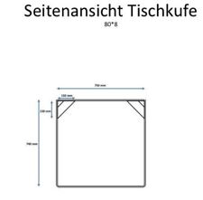 2er set tischbeine gebraucht kaufen  St Ingbert